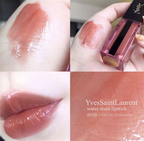 ysl water stain lipstick 610|ysl lipstick.